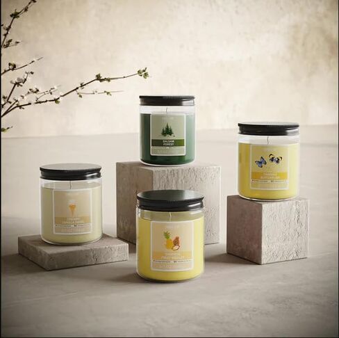 Candle-Lite Cinnamon Rolls Scented Candles Set, Aromatherapy, 2 Pack 6.5 oz Single-Wick Jar, 40 Hours of Burn Time, Perfect for Gifting and Celebration (Individual Box) in Saudi Arabia