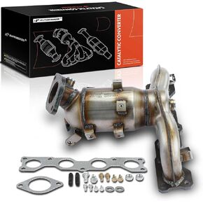 A-Premium Front Exhaust Manifold Catalytic Converter with Gasket Kit Direct-Fit Compatible with Kia Sportage 2011-2016 & Hyundai Tucson, E.P.A. Compliant