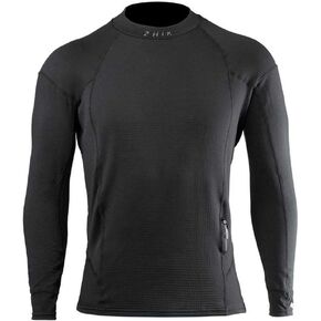 Zhik Mens Superthermal Hydrobase Long Sleeve Top - Black - Thermal Warm Heat Layer Layers Easy Stretch Mens Size - XL