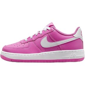 Nike Air Force 1 Big Kids' Shoes (FV5948-600, Playful Pink/White) Size 5.5