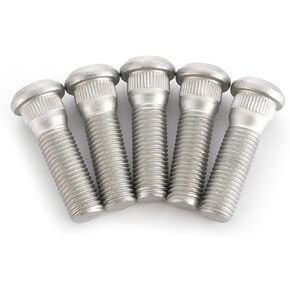 5PCS M12x1.5 Wheel Lug Bolts, 49mm Long Steel Lug Bolts, Car Wheel Studs Accessories, Compatible with Toyota Avalon Camry Corolla Prius RAV4 Sienna Pickup Lexus, OEM#610-266 90942-02049