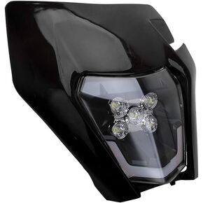 JFG Racing LED Dirt Bike Headlight Universal Workproof -Probroof و - الإشارات المنعطفات لمعظم دراجة الدراجات النارية الترابية