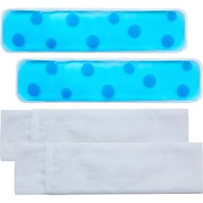 Reusable Perineal Ice Pack for Postpartum and Hemorrhoid Pain Relief, Hot and Cold Ice Pack for Women After Pregnancy, 2 Ice Packs and 2 Washable Sleeves. (Pink Flower)