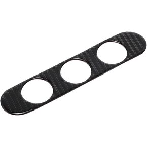 غطاء ملصق لوحة ولاعة السجائر لفورد F-150 2004-2008 لـ Lincoln Mark LT 2005-2008 Center Console Interior Trim Carbon Carbon Type-B Type-B