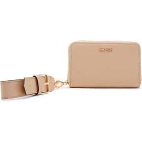 Anne Klein Womens Zip Around Wallet, Sesame