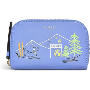 Radley London apres zip zip حول محفظة النساء ، في جلد ناعم أزرق فاتح ...