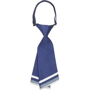 Womens Neck Tie, Girls Uniform Tie for School Women, Adjustable Pre-tie Black Short Woman Ties for Shirts Work