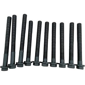 FridayParts 1 Set Cylinder Head Bolt 3218A011 3218A012 Compatible with Perkins Engine 1104D-E44T 1104C-44 1104C-44T 1104C-E44 1104C-E44T 1104D-44 1104D-44T 1104D-44TA Replacement