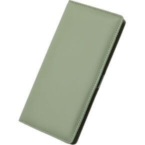 Slim RFID Blocking Wallet for Women - PU Leather Bifold Card Holder with Zip Pocket & 12 Slots | Travel Essentials