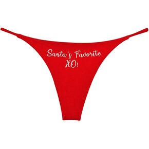 Southern Sisters Santa's Favorite Ho Thong G String Funny Christmas