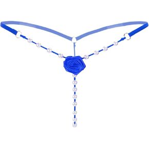 نساء لؤلؤة t-back g-string تطريز الورد زهور ثونغ ثونغ ملابسة داخلية مثيرة underpant underpant