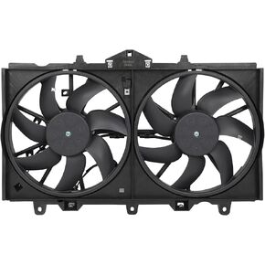 SCITOO 623300 Radiator Dual Cooling Fan Compatible for 2014-2018 for Infiniti for Q50