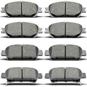 8pcs Front Rear Ceramic Brake Pads set 8pcs Fit For 2004-2010 For Toyota For Sienna, D906 D995