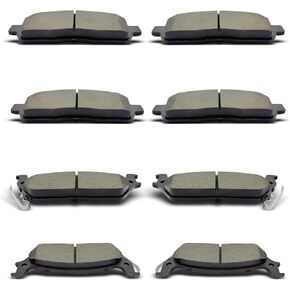 D1012 D1083 Front Rear Ceramic Brake Pads Set 8pcs Fit For 2004-2008 Ford F-150,For 2006-2008 Lincoln Mark LT