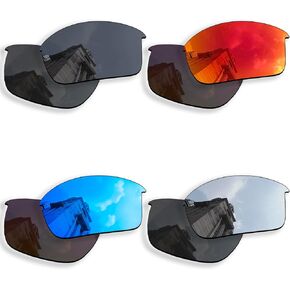 4 Pairs Polarized Replacement Lenses for Oakley Flak Jacket OO9008 Sunglasses, Anti-Scratch and Impact Resistant