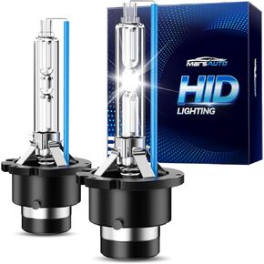 Marsauto D4S HID Plubs ، 66440 42402 42402WX (42402C1) لمجموعة HID ، 6000K أبيض بارد 35 واط ، قابس ولعب ، حزمة 2