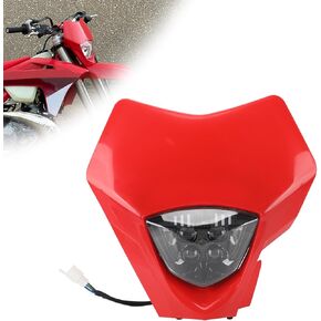 Headlight for GASGAS,Motorcycle Front Head Light for GasGas EC250 EC300 EC350 2021-2023 - Red