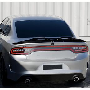 Only Wickerbill Gurney Flap Extension for Dodge Charger SRT Hellcat Scat Pack 2015-2023 Rear Trunk Spoiler Wing 2011-2024 Accessories