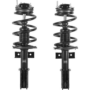 مجموعة Strutber Strutber Strutber Front Front ، صدمة 2PCs وتجميع الدعامة مع لفائف الربيع ، FIT 2007-2012 GMC Acadia ، 2008-2012 Buick Enclave ، 2009-2012 Chevrolet Traverse ، استبدل OE 11680/172518