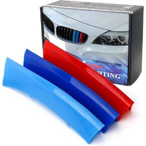 iJDMTOY Exact Fit Iconic 3-Color Grille Insert Trims Compatible with BMW 2009-2016 E89 Z4 with 9-Beam ONLY