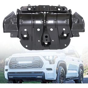 SecosAutoparts Front Engine Skid Plate Under Belly Guard Black 514100C010 Compatible with Toyota Tundra Sequoia 2007-2022