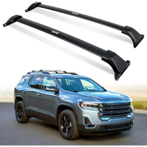 330 رطل ترقية رف سقف ملاءمة ل GMC Acadia 2017-2023 أشرطة العارضة السود
