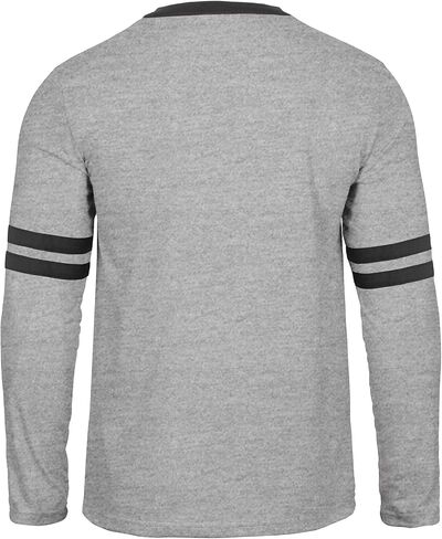 Decrum Mens Long Sleeve Shirts - Soft Comfy Casual Round Neck Full Sleeves Ringer Tee Men in Saudi Arabia
