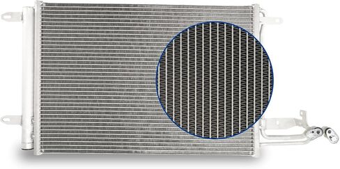 KAX 7-3255 AC Condenser A,C Air Conditioning with Receiver Drier Compatible With Jetta 2006-2014, GTI 2006-2014, Golf 2006 2010-2014, 1K0820411Q, 1K0820411P, 1K0820411D, 1K0820411H in Saudi Arabia