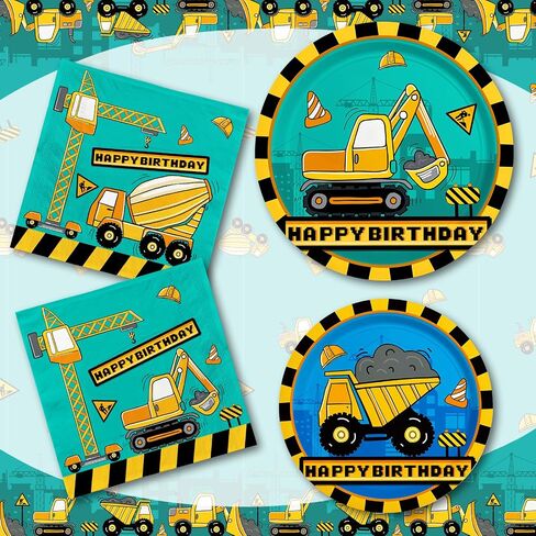 Dinosaur Birthday Party Supplies Disposable Paper Plates Napkins Cups Tablecloth and Banner for Dinosaur Party Decorations Serve 25 in Kuwait