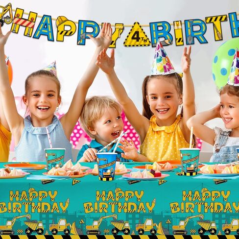 Dinosaur Birthday Party Supplies Disposable Paper Plates Napkins Cups Tablecloth and Banner for Dinosaur Party Decorations Serve 25 in Kuwait
