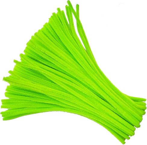 Caryko Super Fuzzy Chenille Stems Pipe Cleaners, Pack of 100 (Pink) in Kuwait