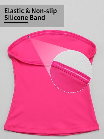 Ibeauti Womens Tube Top Strapless Crop Tops Double Lined Sexy Y2K Going Out Summer Top in Saudi Arabia