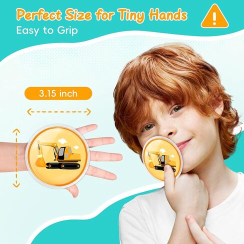 Comfytemp Kids Ice Packs for Boo Boos, FSA HSA Eligible, Baby Small Gel Ice Packs for Injuries Reusable, Mini Hot Cold Compress for Pain Relief, Toothache, Fever, Toddler First Aid - 6 PCS - Vehicle in Saudi Arabia