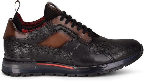FRANCO CUADRA Men's Sneakers with Laces in Bovine Leather in Saudi Arabia