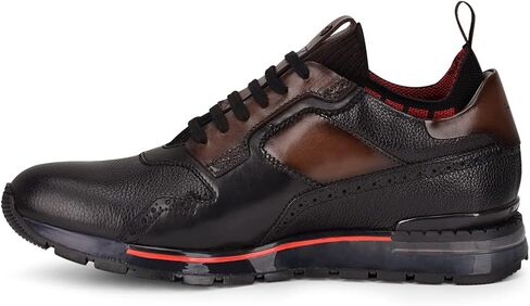 FRANCO CUADRA Men's Sneakers with Laces in Bovine Leather in Saudi Arabia
