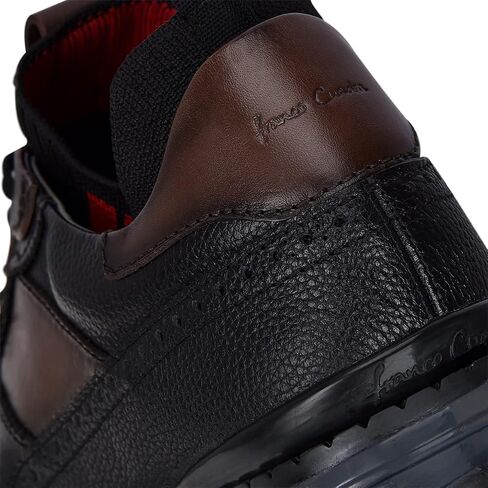 FRANCO CUADRA Men's Sneakers with Laces in Bovine Leather in Saudi Arabia