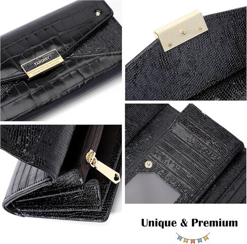 Women Wallet Large, Bifold Wallets for Women, PU Leather, Animal Print, Card Slots and Coin Compartments in Saudi Arabia