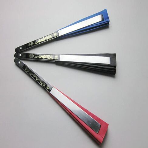 الفولاذ المقاوم للصدأ Tai Chi Fan Fan Disporative Fovative Fan Tharing Kung Fu Fan for Performance Dance ، ورقص الفنون ، والتدريب ، والرياضة ، والزخارف ، والمهرجان ، والهدية (أسود - لا نمط) in Kuwait