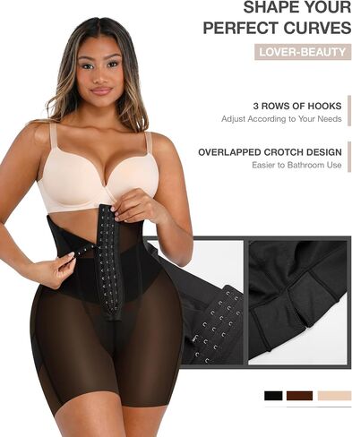 Shapewear Tummy Control Butt Lifting Panties High Waisted Shorts Body Shaper Butt Lifter Girdle for Women in Saudi Arabia