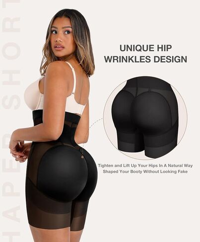 Shapewear Tummy Control Butt Lifting Panties High Waisted Shorts Body Shaper Butt Lifter Girdle for Women in Saudi Arabia