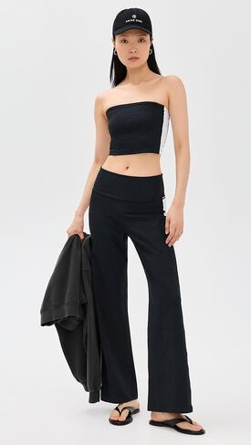 Beyond Yoga Women's Spacedye Line Up Strapless Cropped Top in Saudi Arabia