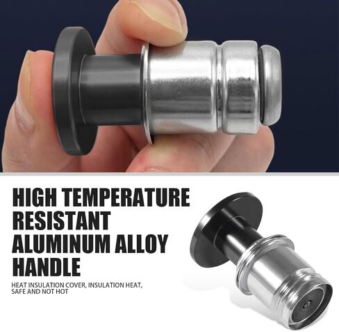 1 PC Car Cigarette Lighter Plug, 1.25" x 1.77" Alloy Surface Polished Burr-Free Rust-Proof Cigarette Lighter, Decorative Replacement Accessory, for Most Cars, SUVs, Motorcycles (Black) in Saudi Arabia
