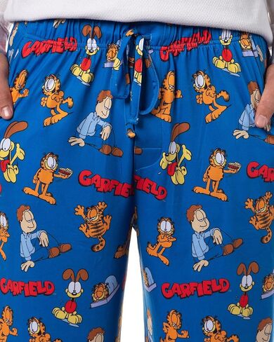 Garfield Comic Men's Odie Jon Sleep ألقوا بنطال بيجاما للبالغين in Saudi Arabia