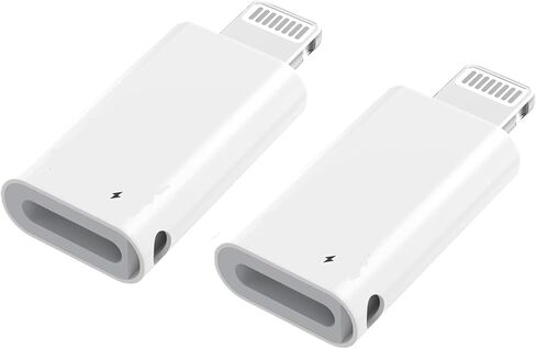 4Pack Lightning Male to USB C Female Charging Adapter,Type C Charging Support Data Transmission Connector Dongle Compatible with iPhone 14/13/12/11/8/X/XR/XS/SE/7/Plus/Pro Max/6/5 iPad Air Mini in Kuwait