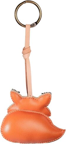 Animal Vegan Leather Charm Keychain - Hand-Sewn Bag Charm for Car Keys, Backpack Decoration, Gift for Women, Men, and Kids in Saudi Arabia