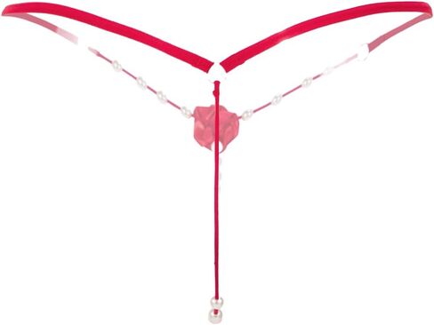 نساء لؤلؤة t-back g-string تطريز الورد زهور ثونغ ثونغ ملابسة داخلية مثيرة underpant underpant in Kuwait