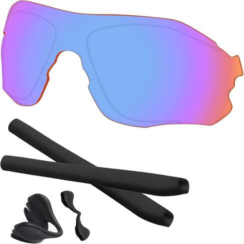 EV Zero Path Lenses & Rubber Kits Replacement for Oakley Sunglass OO9308 Polarized in Saudi Arabia