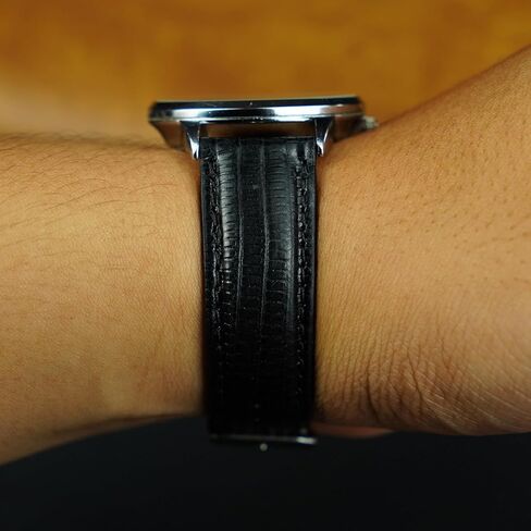 Lizard Watch Band Hands Handsard Men Quick Release Premium Stingray Leather Watch Strap استبدال الإبزيم الفولاذ المقاوم للصدأ مفصل 18 مم 19 مم 20 مم 21 مم 22 مم 24 ملم in Kuwait