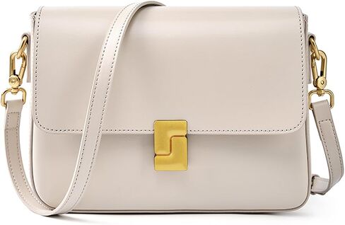 Shoulder Bags for Women, Genuine Leather Crossbody Purses Vintage Handbags-Adjustable Strap Designer Bags in Saudi Arabia