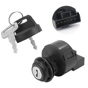 KIPA Ignition Key Switch for Polaris ACE 570 900 Outlaw 100 Ranger 400 500 570 800 RZR 4 800 570 Scrambler Sportsman 550 500 SE XP ATV Replace OEM # 4012166 4011142 SIX PINS 4 Position